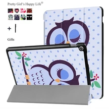 Чехол для планшета ASUS Zenpad 10 Z301MFL, чехол для планшета ASUS Zenpad 10 Z300C/M/L, кожаный чехол с Откидывающейся Крышкой и принтом, тонкий чехол+ стилус