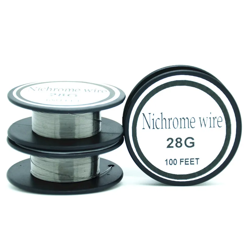 

Nichrome wire 28 Gauge 100 FT (1.77oz) 0.3mm Resistance Resistor AWG Heating wire Resistance wire Alloy heating yarn