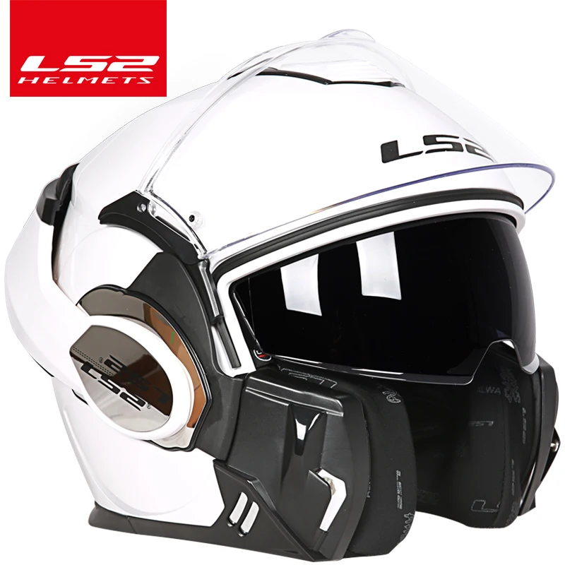 2017 New Arrival ls2 helmet ff399 Chrome plated helmet Can be Wear
