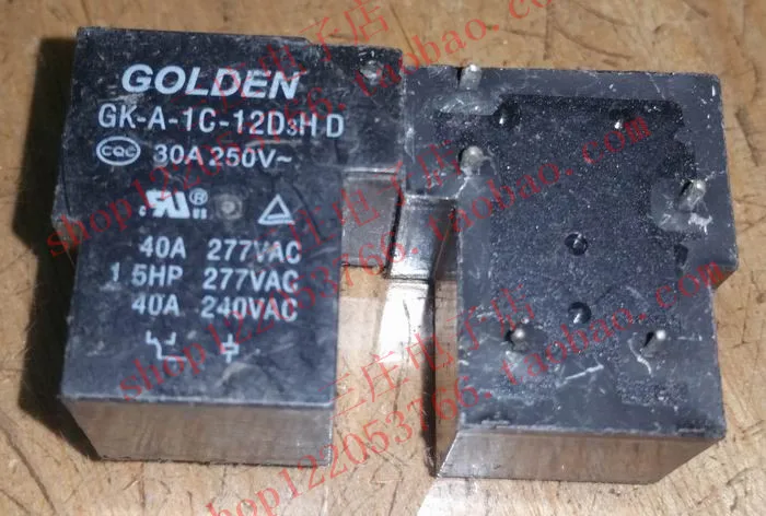 Реле GK-A-1C-12D3HD T90-1C-5P-12V-40A | Обустройство дома
