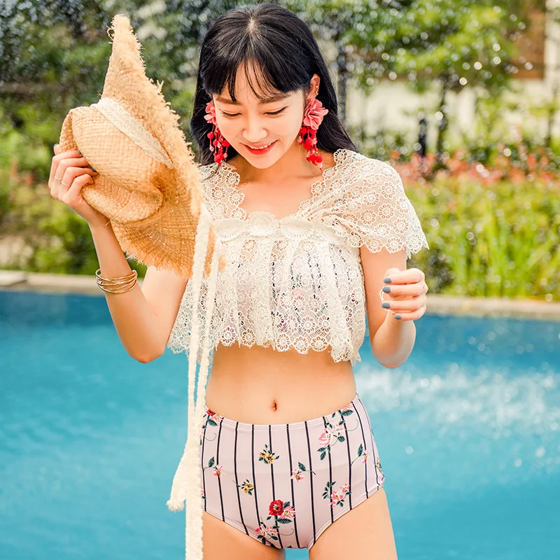 

Swimsuit Female Separate Swimwear Bikinis 2019 Bathing Suit Teenage Swimsuits For Women Luxury Yilu New Sexy Self Cultivating