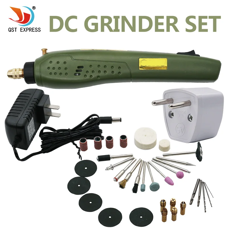 Powerful 16000rpm 21W 12V/2A Portable Handheld Electric Drill 0.5 3