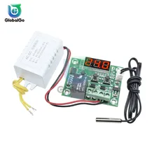 Thermostat Temperature Controller W1209 AC 110-220V LED Digital Thermostat Temperature Controller Regulator freeze ltc 23 thermostat temperature controller temperature controller star freezer refrigerator