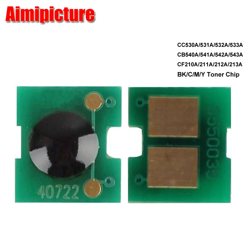 Чип с тонером CP2020 CP2025 CM2320 MFP 304A 530A CC530A CC531A CC532A CC533A для принтера HP Color laserJet чип 8