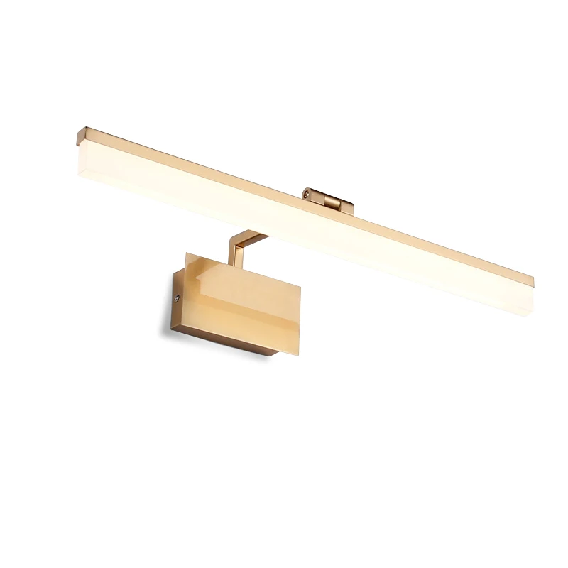 Modern Wall Light LED Mirror Light Water Proof Bathroom Mirror Lights Golden Bathroom Lights Modern Wall Light LED Mirror Light Water Proof Bathroom Mirror Lights Golden Bathroom Lights