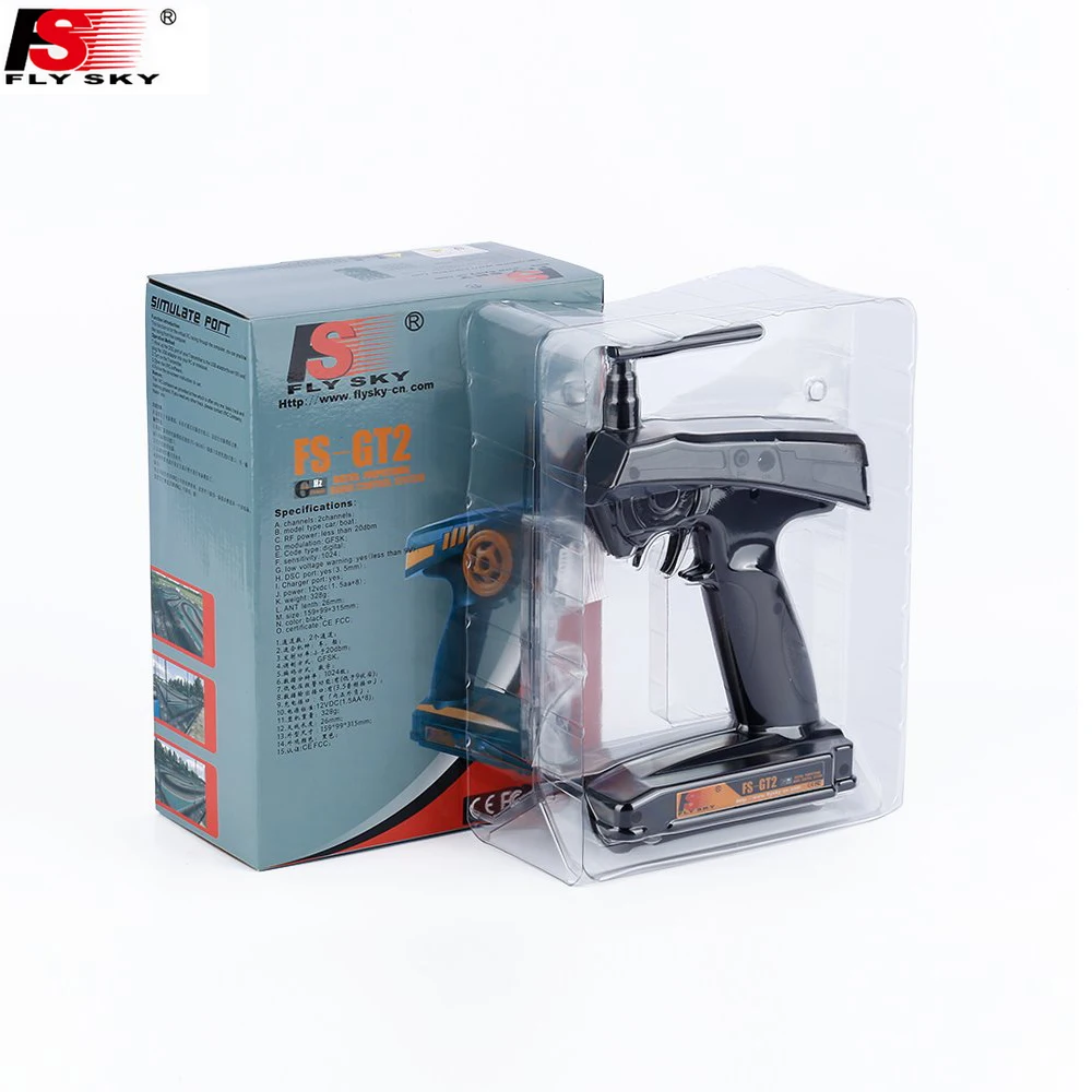 Flysky FS GT2 2 4G 2CH Gun радиоуправляемая система цифровой передатчик с приемником для
