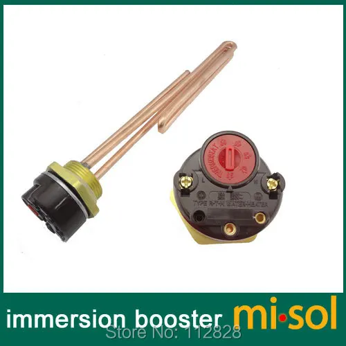 Elemento de Reforço com Termostato 220 v Imersão Elétrica 2000 w 1.25 Bsp Dn32 3 imersão Elétrica elemento de reforço, com termostato