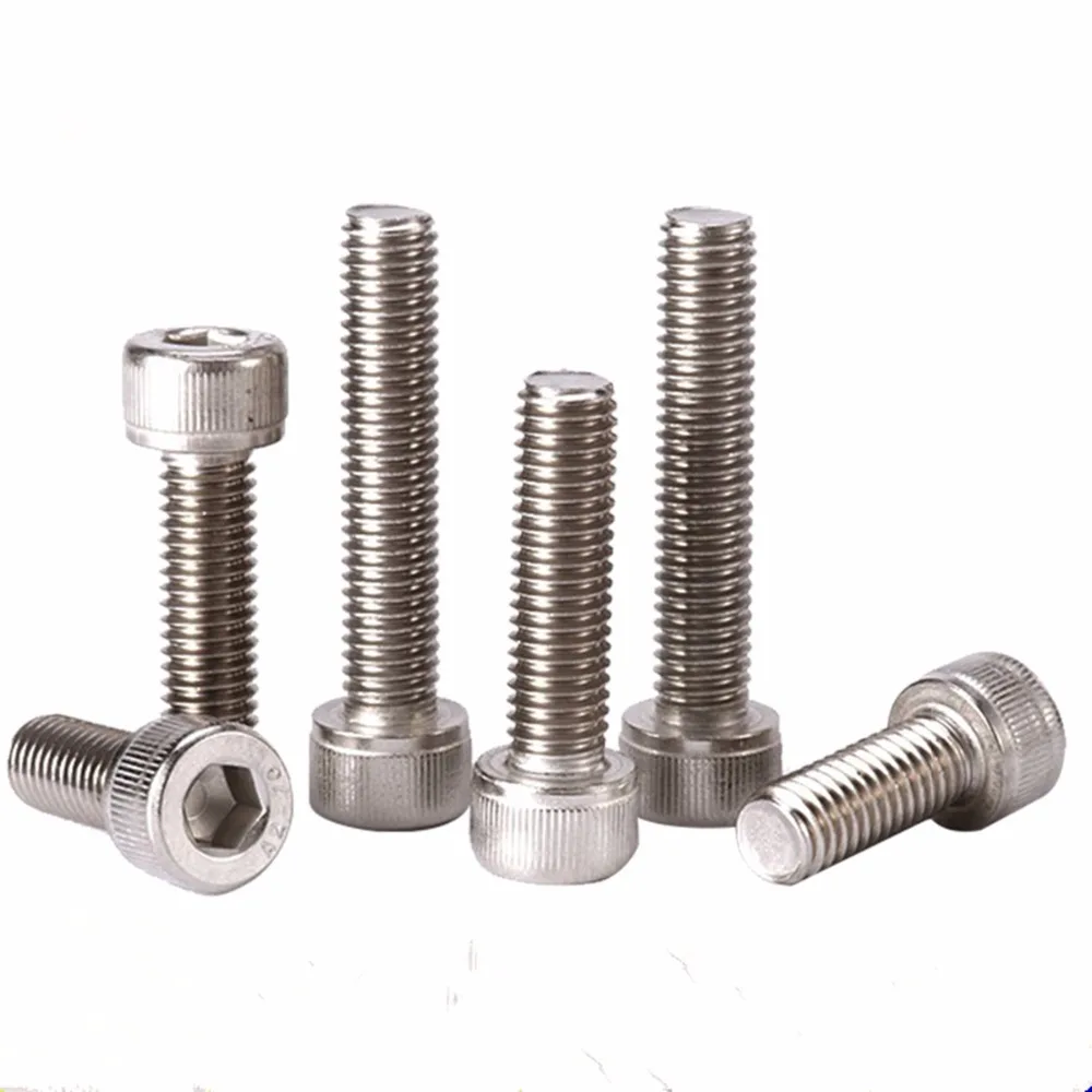

M5X8 M5X10 M5X12 M5X16 M5X20 M5X25 M5X30 stainless screw with hex socket head without plating ,36pcs/lot