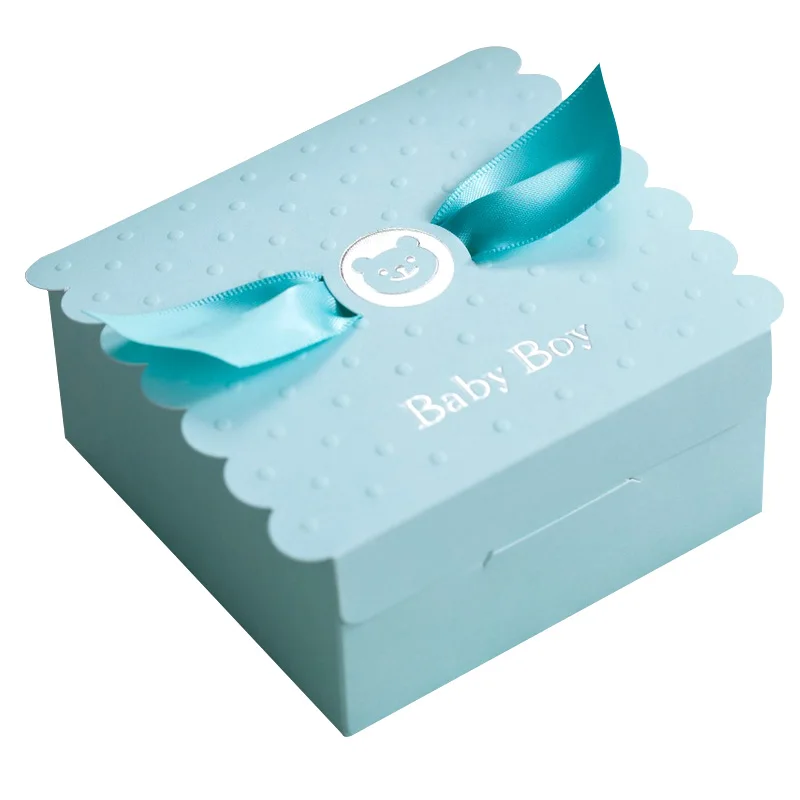 Вечерние коробки для конфет в европейском стиле для маленьких мальчиков и девочек в виде ангела, Подарочная коробка для детского дня рождения, коробка для конфет