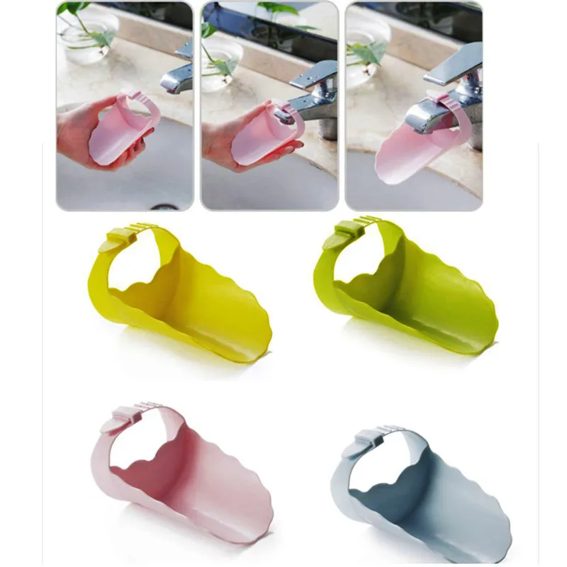 

Children Toddler Kids Sink Baby Bath Tap Bathroom Kitchen Toilet Water Saver Faucet Extender Sink Tubs Helper Sinker Extennsion