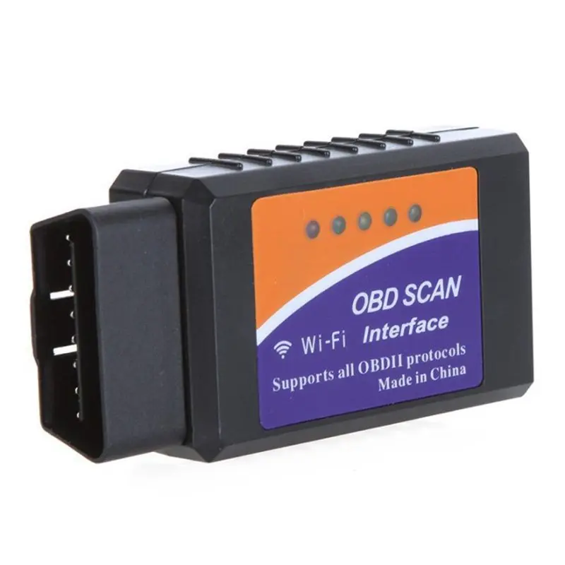 ELM327 OBD2 WI-FI V1.5 автомобиля диагностический инструмент ELM 327 WI-FI OBD II чип сканера работа Android/IOS/Windows 12 В Дизель высокого качества инструмент