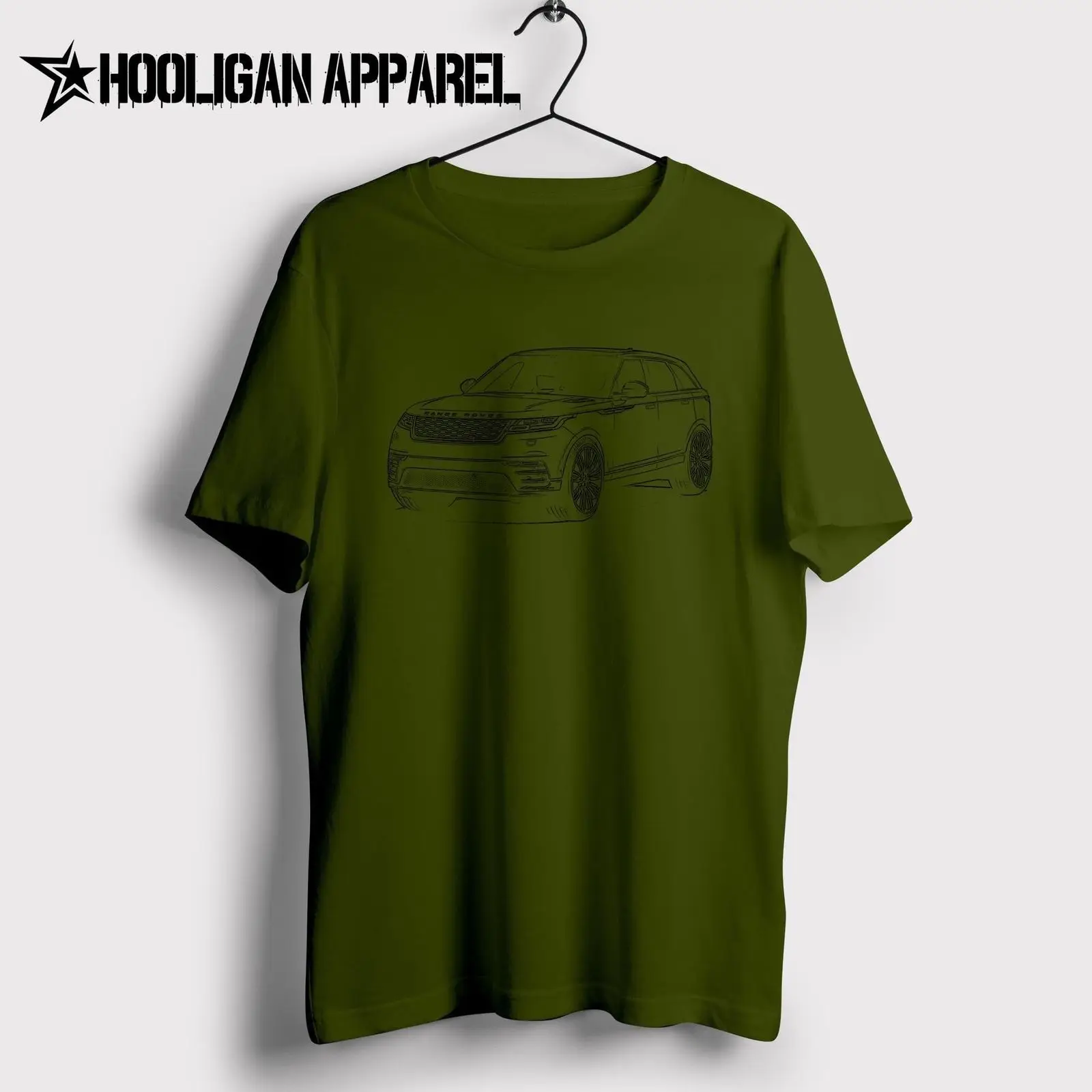 2019 Summer T Man Clothing British Classic Car Fans Velar 2017 Inspired Car Art T-Shirtcomfortable Male T-Shirt