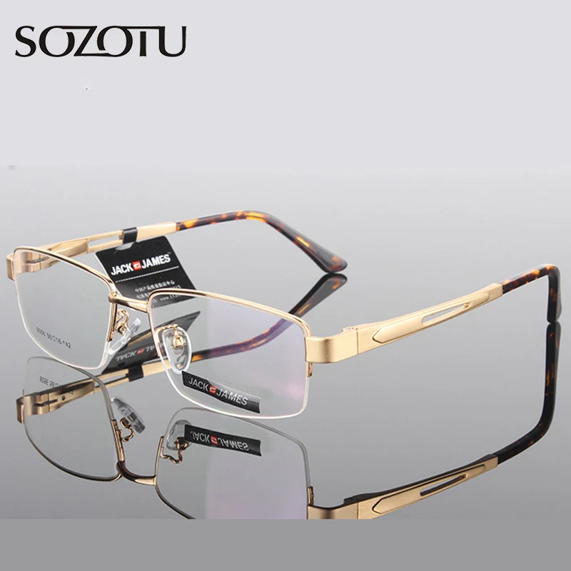 

Aluminum Magnesium Optical Eyeglasses Frame Men Computer Glasses Spectacle Frame For Male Transparent Armacao de YQ181