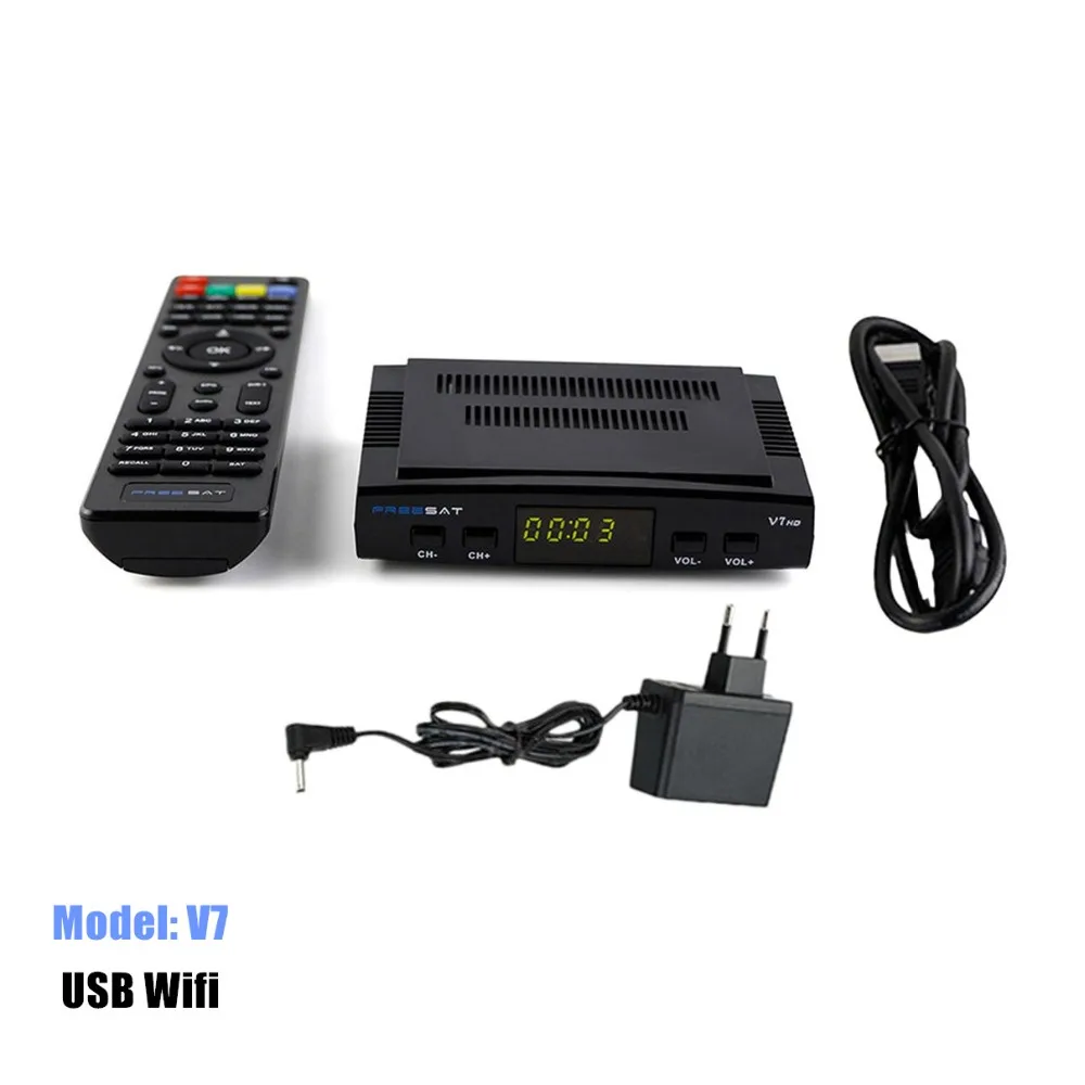 

Professional Practical Freesat V7 HD Satellite Receiver Full 1080P + 1PC Professional DVB-S2 HD Support Set Top Box