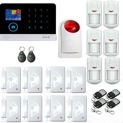 Yobang Security-Smart Home Burglar Security Alarm System PIR infrared Strobe Siren WIFI GSM Alarmsystem Sistema De Alarma GSM