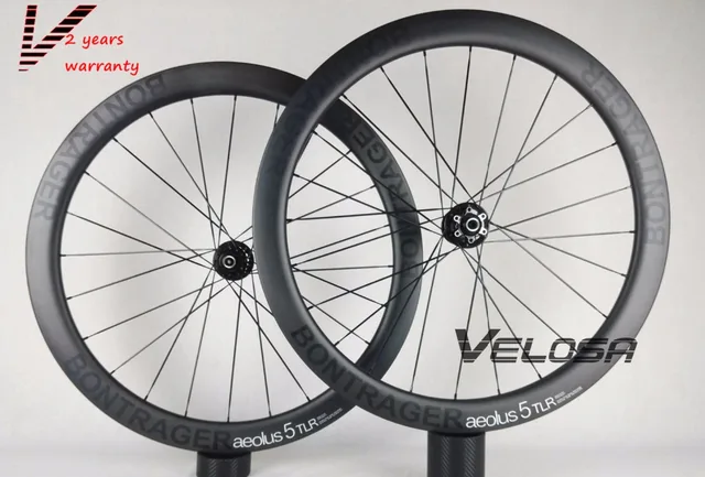 Best price at $369 Cheap Bontrager aeolus 5 Road Disc Brake wheelset,700C road bike cyclocross wheel, 50mm clincher/tubular ,