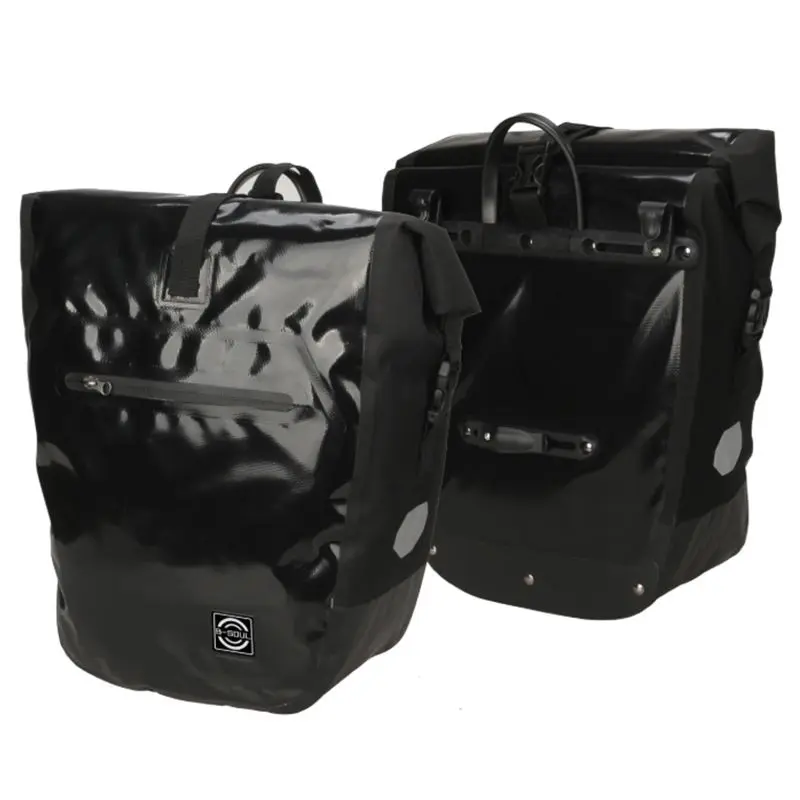 Discount B-SOUL Waterproof Bicycle Pannier Bag Large Capacity MTB Mountain Road Bike Cycling Rear Rack Seat Bags Cycle Accessories 15