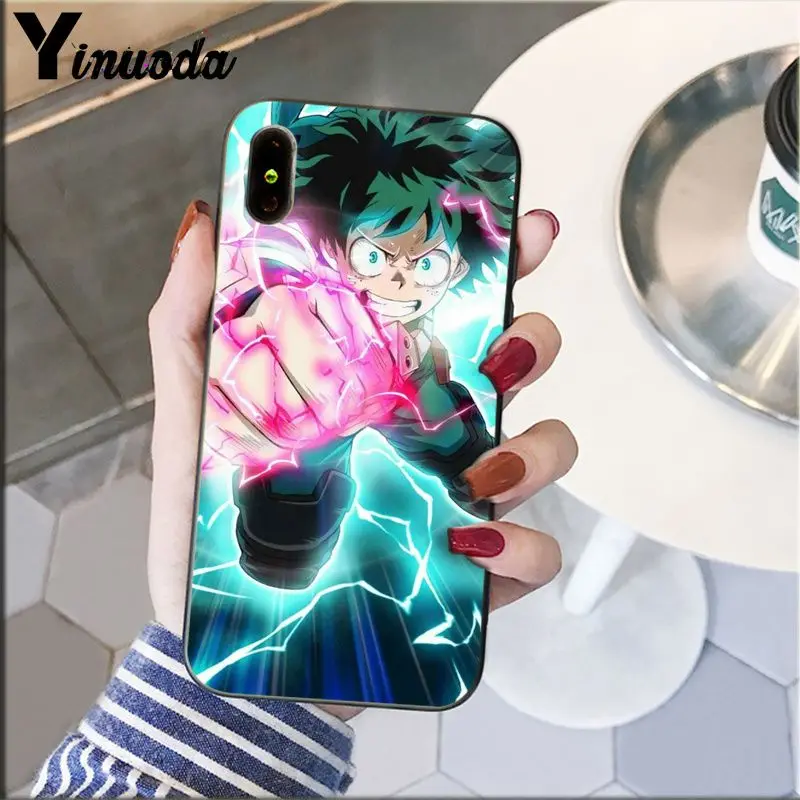 A13 Yinuoda My Hero Boku no Hero Academy deku и bakugou чехол для телефона чехол для iPhone 8 7 6 6S Plus 5 5S SE XR X XS MAX Coque Shell - Цвет: A13