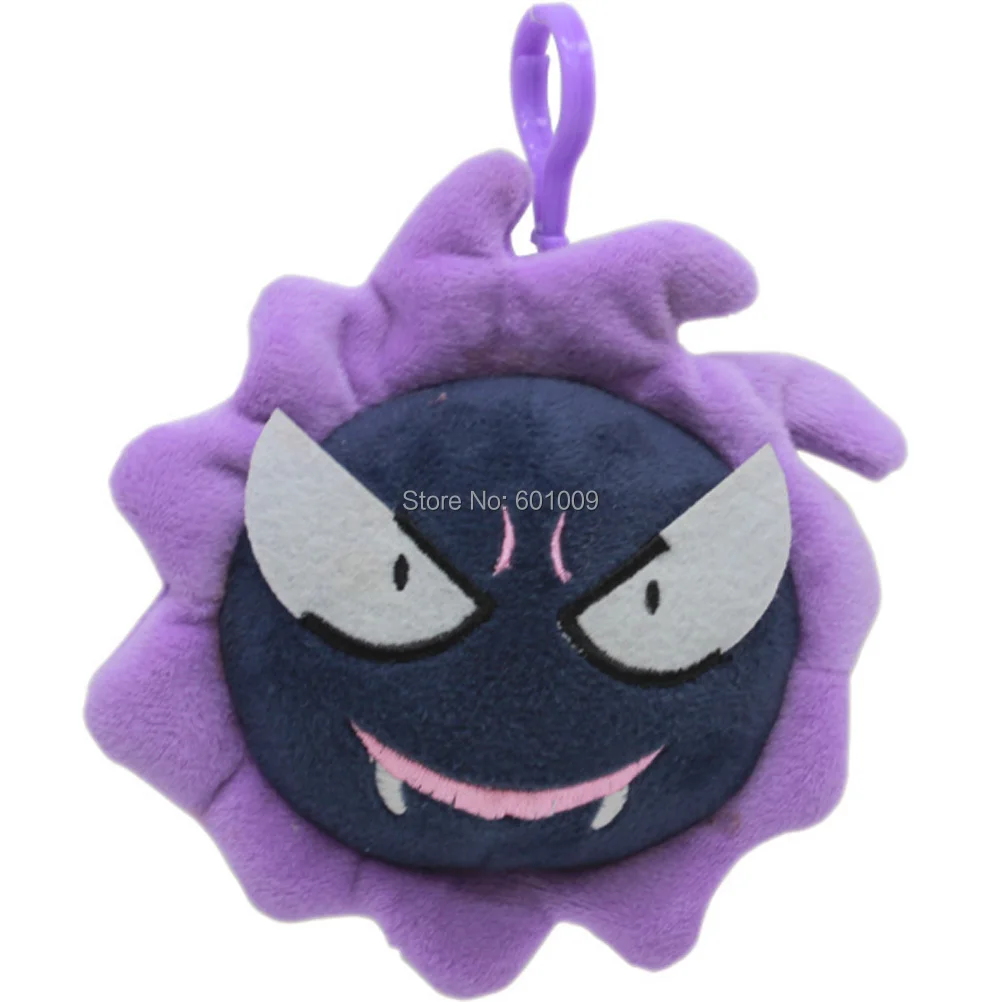 10/лот милый Gengar 12 см плюшевые куклы брелок Дети День рождения мягкие в подарок мультяшный кулон розничная