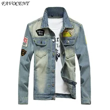 New Fashion Cowboy Jacket Men s Denim Jacket 2017 spring Autumn Coat Men s Clothing Plus