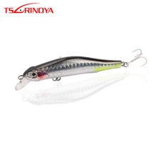 TSURINOYA Minnow Fishing Lure 80mm 8g 1m Depth Hard Bait for Long Casting Fishing Wobblers Floating Magnet Centrifugal Fish Lure trulinoya magnet is centrifuged super minnow simuation fish 65mm 5 5g lure water hard bait fishing lure hook fishing