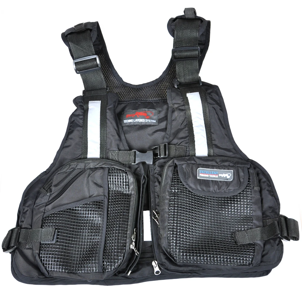 Buy Fishing Jackets Life Vest Black Free Size Unisex