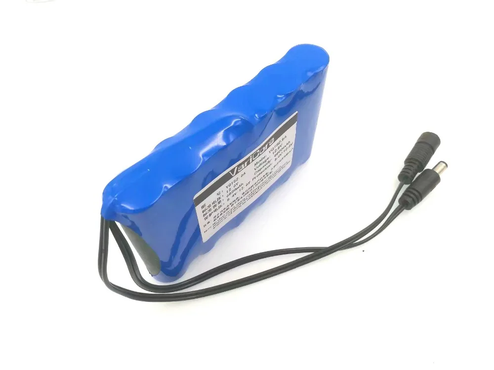  VariCore Portable Super 18650 Rechargeable Lithium Ion battery pack capacity DC 12 V 6800 Mah CCTV  - 32814582125