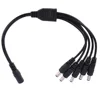 1 Uds. Cámara de seguridad CCTV 1 DC hembra a 2/3/4/5 macho enchufe Cable de alimentación adaptador conector Cable divisor para tira LED ► Foto 2/6