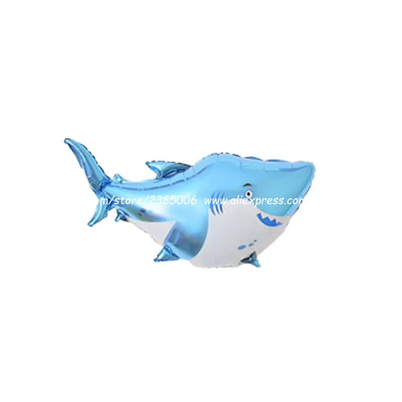 1 шт. мини воздушные шары из фольги в виде головы животного Дети День рождения тема джунгли вечерние океан рыбные шары надувные игрушки детский душ Единорог Вечерние - Цвет: shark