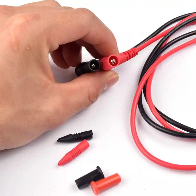 Urijk Multimeter Test Pen 110CM 1000V 20A Ammeter Test Cord Useful