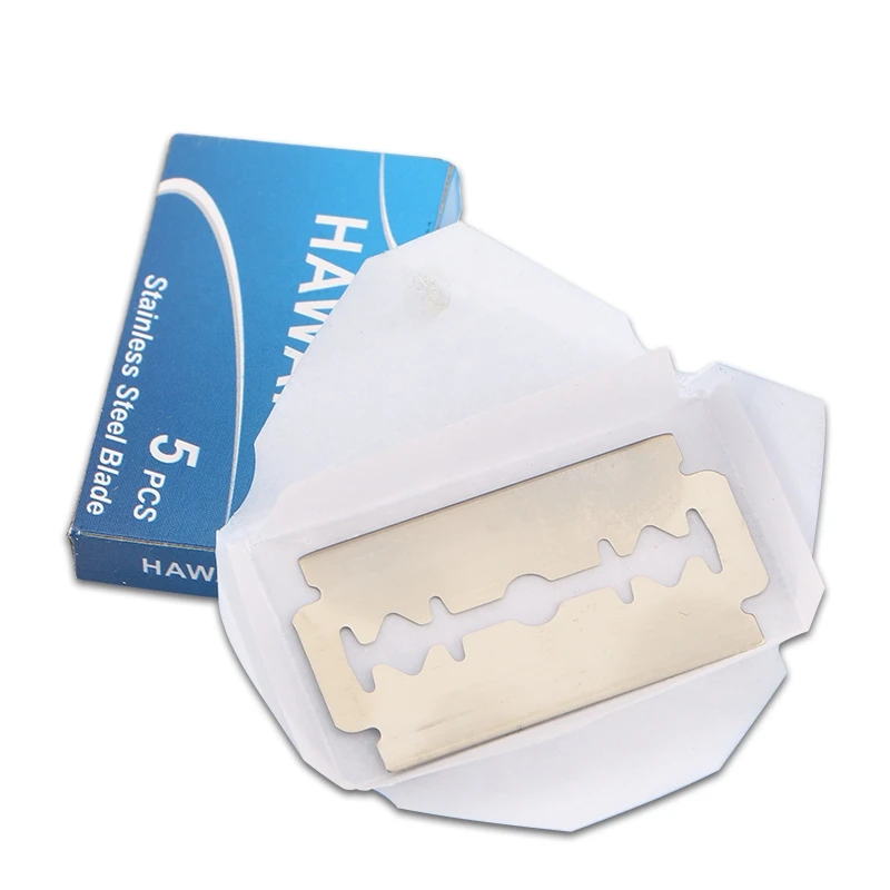HAWARD 100 300 500 Pcs Classic Safety Razor Blade Straight Razor Double Edge Safety Razor Blade 4