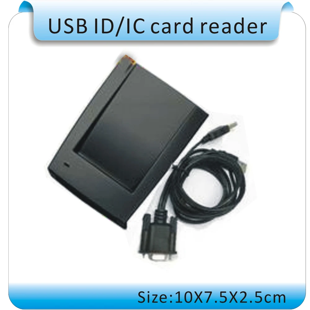 rs232 порт Скорость передачи 9600 zc909 em rfid 125 кГц Частота ID card reader/RFID считыватель+ 1 карты для Тесты