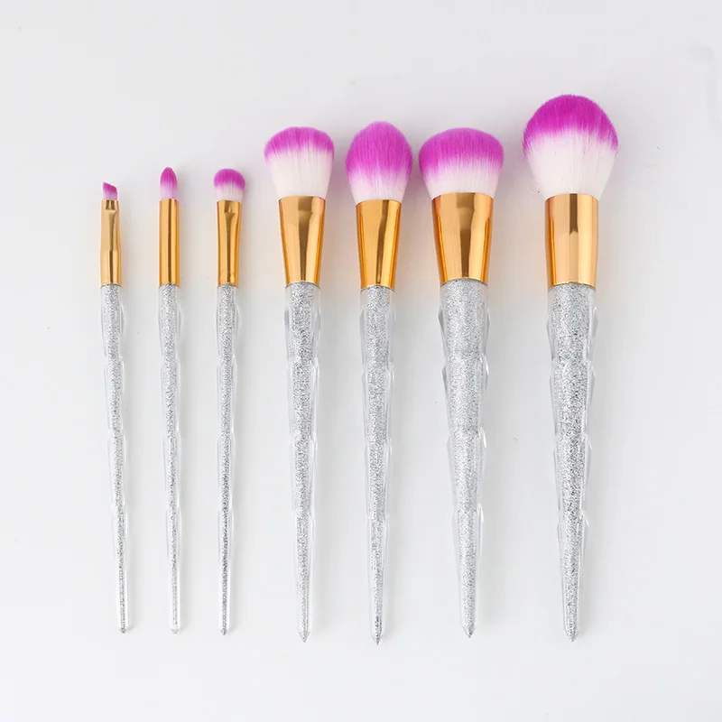 

MECOLOR 7PCS Maquiagem Mermaid Makeup Brushes Set Foundation Blending Powder Eyeshadow Blush Cosmetic Beauty Make Up Tool Kit