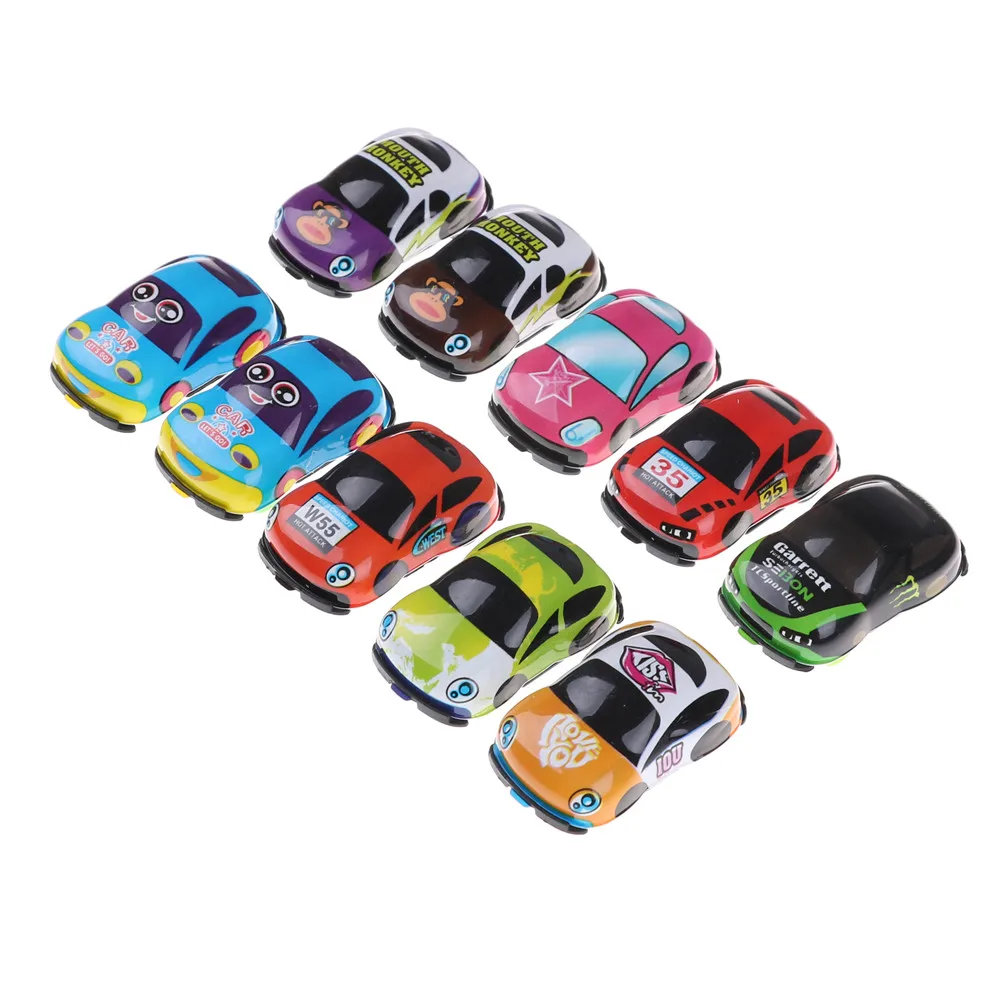 

2pcs/lot Mini Car Model 5*3*1.5cm Cute Plastic Funny Diecast Cars Sport Car For Boys Pull Back Cars Toy Cars For Child Wheels