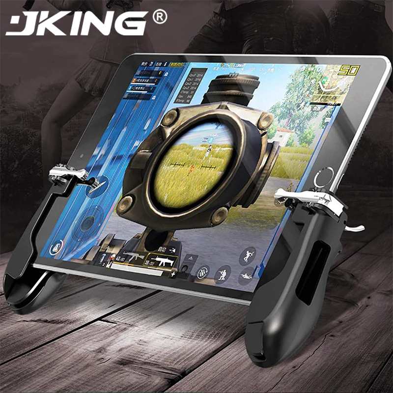 

JKING For PUBG FPS Tablet Game Controller L1R1 Trigger Fire Button Aim Key Gamepad Joystick Universal Pad Game Handle For iPad