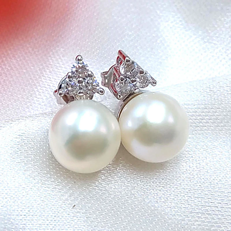 

8-9mm Vintage Female Round Earrings Female Circle Earrings 925 Sterling Silver Jewelry With 6 Stylish Colors Fashion Hoops