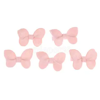 

Pink Butterfly Design Hair Pin Beak Clips Hair Accessories Headwear for Girls Kids Toddlers 5 Pieces