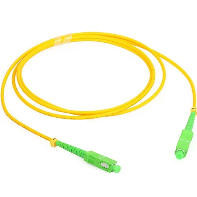 

80 pcs SC-SC APC Jumper 3.0mm 2 Meters SC/APC Fiber Optic Patch Cord