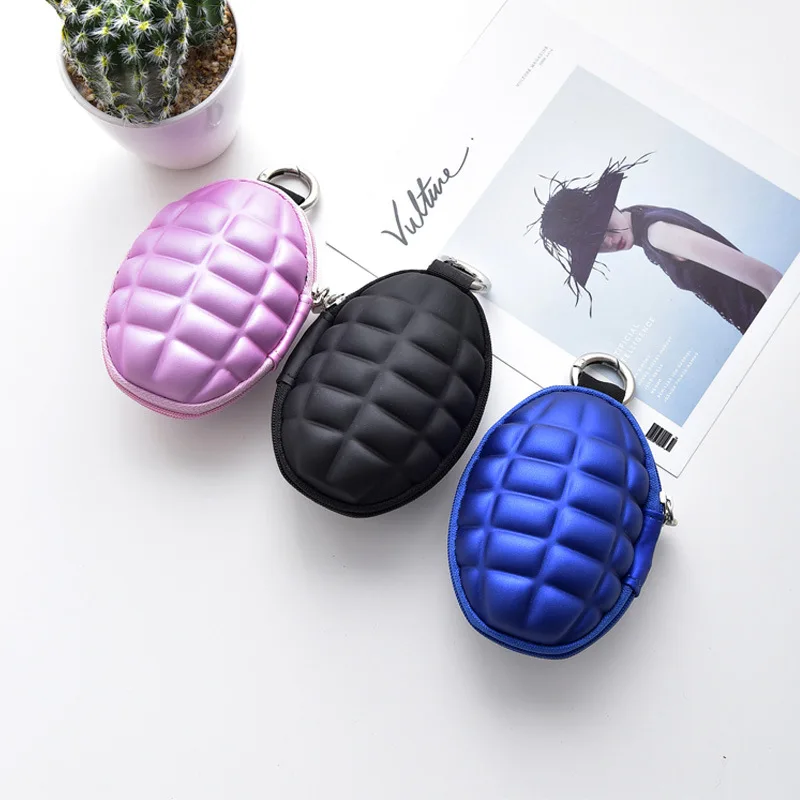 DoreenBeads Многофункциональный креативный PU милый круглый брелок кошелек цветной