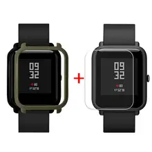 Чехол для часов s тонкая красочная Рамка PC чехол защитная оболочка для Huami Amazfit Bip Younth часы с защитой экрана Q60