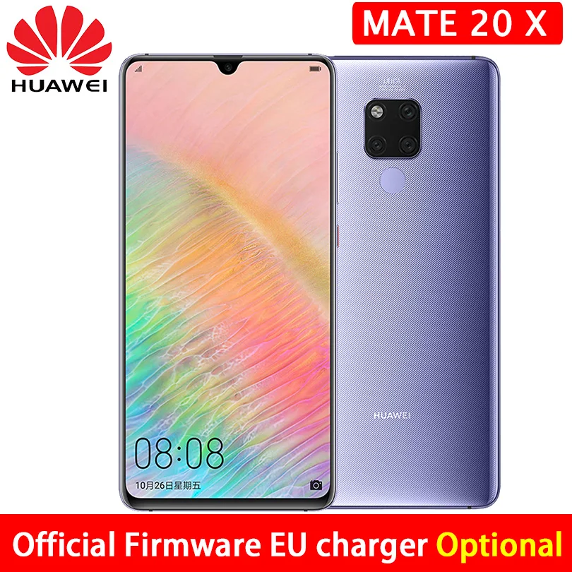 HUAWEI Mate 20 X 20X 5G смартфон с 7 2 дюймовым дисплеем 2244x1080 восьмиядерным процессором Kirin