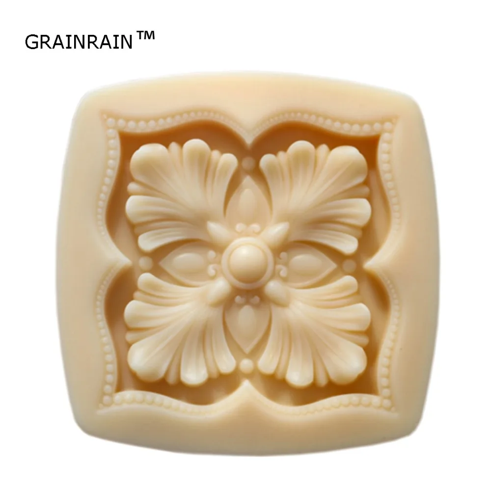 

Grainrain Flower Mold Soap Mold Silicone Soap Making Mould Candle Mold DIY Handmade Mold