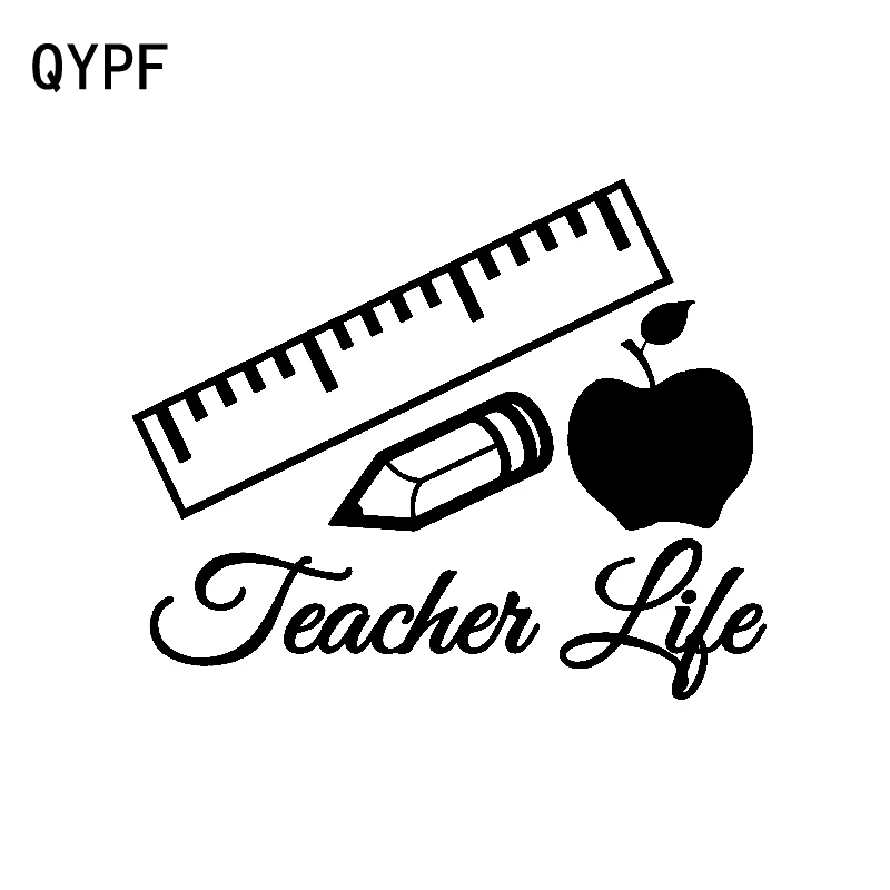 QYPF 16 2 см * 13 Забавный виниловый аксессуары наклейка на автомобиль учителя жизни