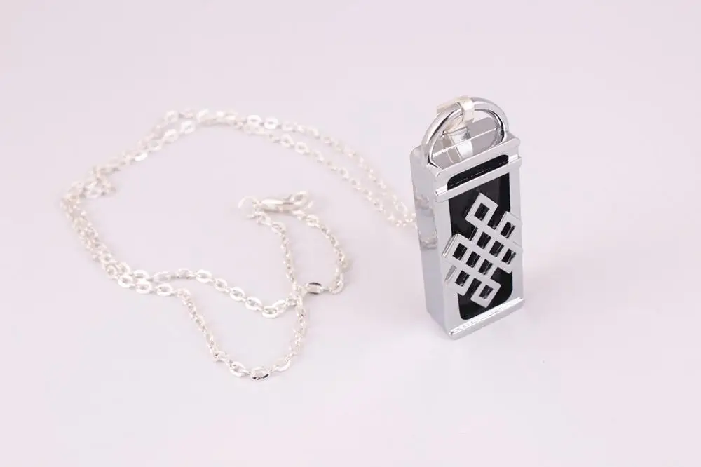 fitbit flex  necklace silver