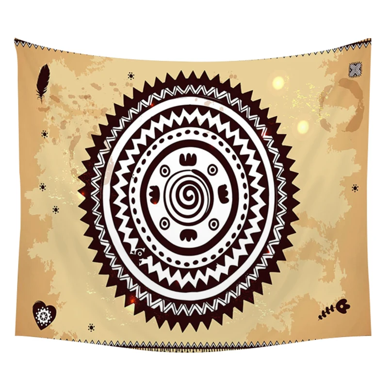 

New hot wall hanging tapestry Indian Mandala tapestry Tai Chi hippie Bohemian decorative wall carpet yoga mat