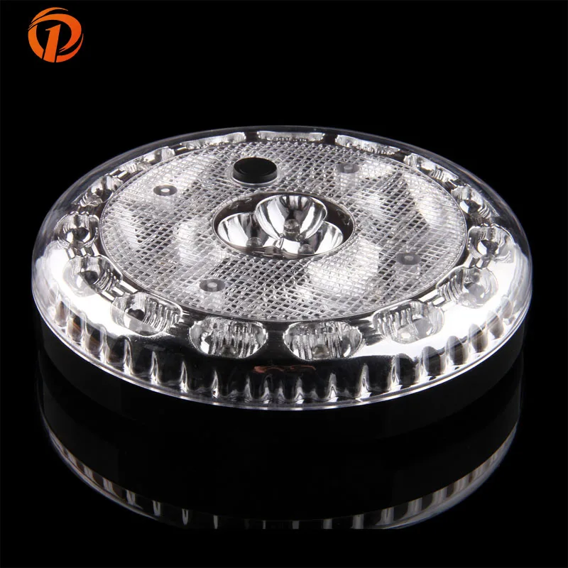 POSSBAY 12V White 24 LED Dome Map Light Car Interior Lamp