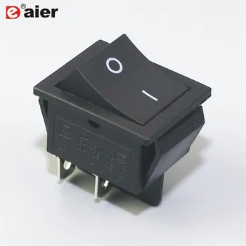 

ON/OFF 20A 125VAC Rocker Switches DPST Double Pole Single Throw 4 Pin 16A 125VAC 2 Position 29*21MM Switch With Solder Terminal