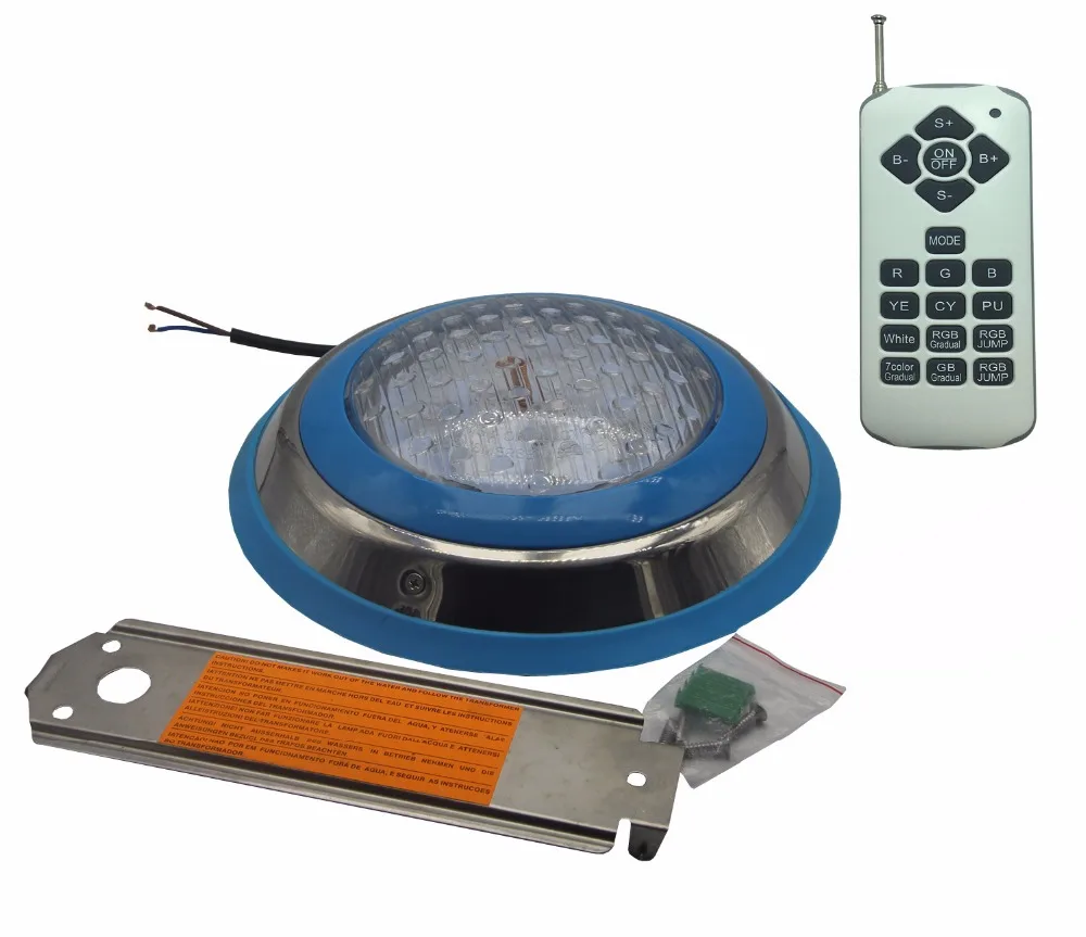 RGB Pool Lights IP68 Water proof Underwater Light 12V AC Fountain Lighting Multi-color 18W 36W 45W 54W warm white cold white ip68 swimming pool led lighting 12v high power led swimming pool light 54w 18w warm white cold white