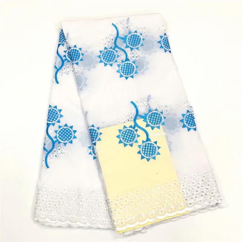 

LC!Popular African Swiss Cotton Lace For Wedding High Quality 5 Yards French Swiss Voile Laces In Switzerland ! P110853