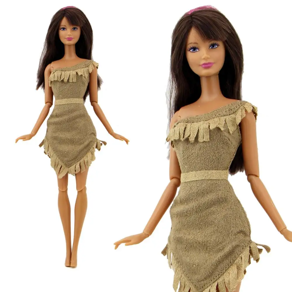 Высококачественное сказочное платье копия платья принцессы Pocahontas мини-юбка вечерние романтическое кольцо одежда для Барби аксессуары для кукол игрушки
